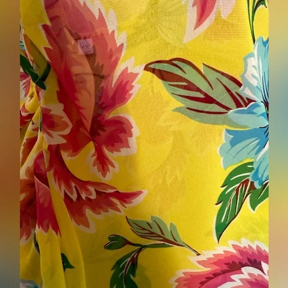 Victoria’s Secret Cover up Hisbicus Floral Swim Pant - Picture 3 of 4